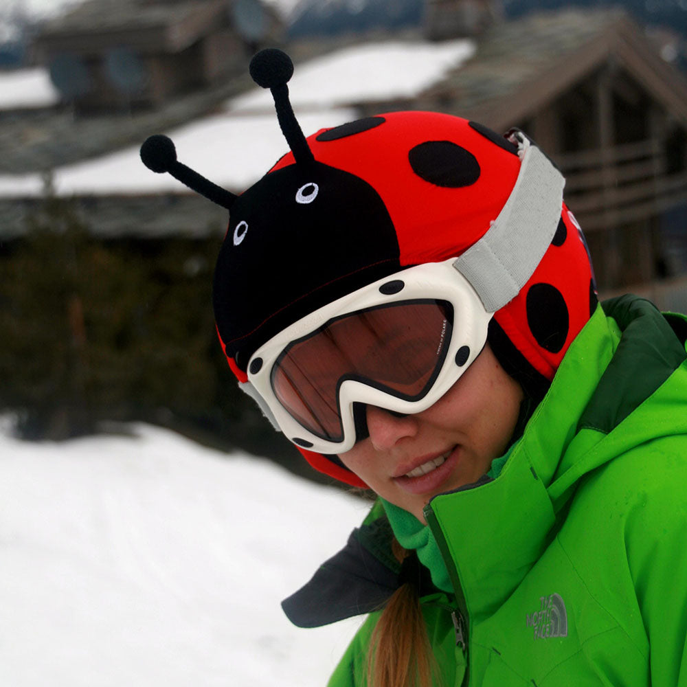 funny snowboard helmet Ladybug Helmet Cover