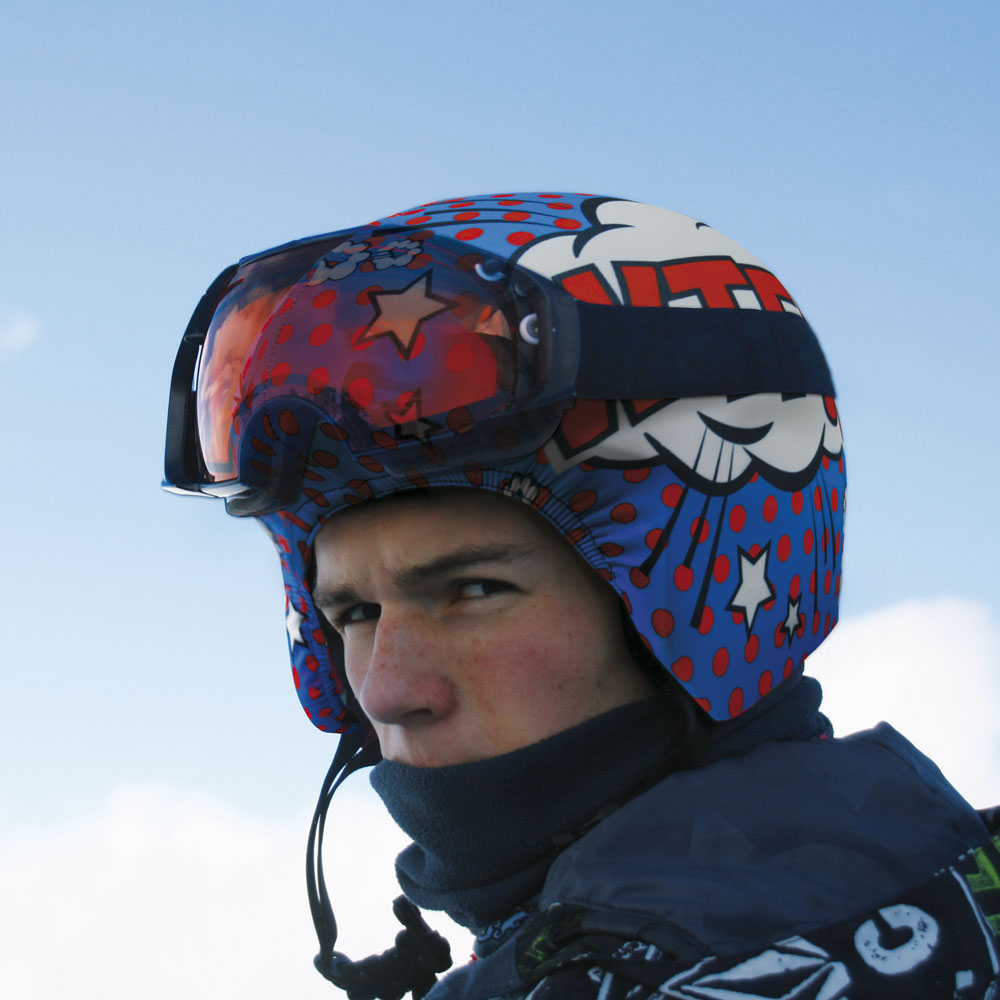 Couvre casque de ski familial 4 pièces multipack