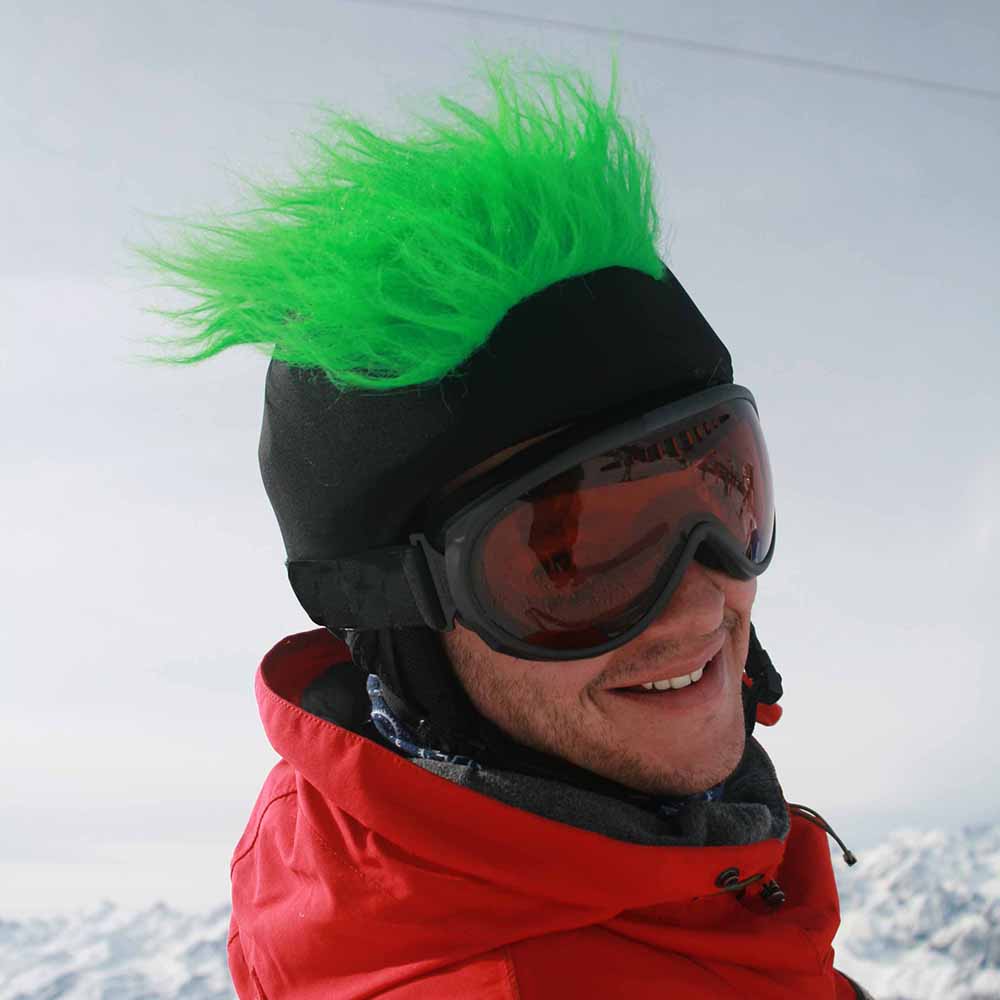 furry snowboard helmet Furry Green Helmet Cover
